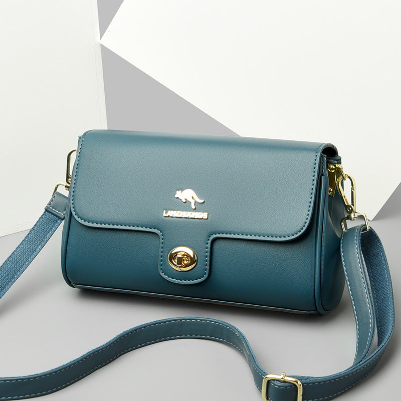 Mom Korean Simple Large Capacity Solid Crossbody Bags