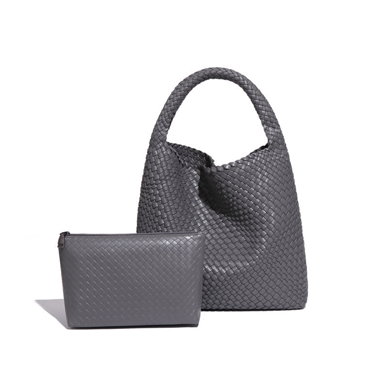 Women's Woven Large Capacity Fashion Versatile Version Handbags