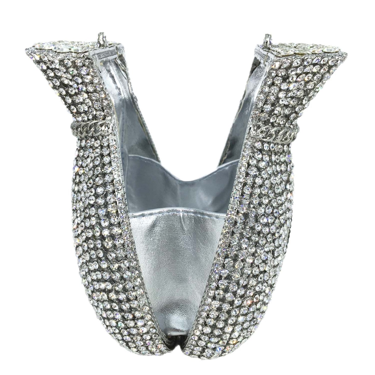 Metal Dinner Diamond Clutch Banquet Party Evening Bags