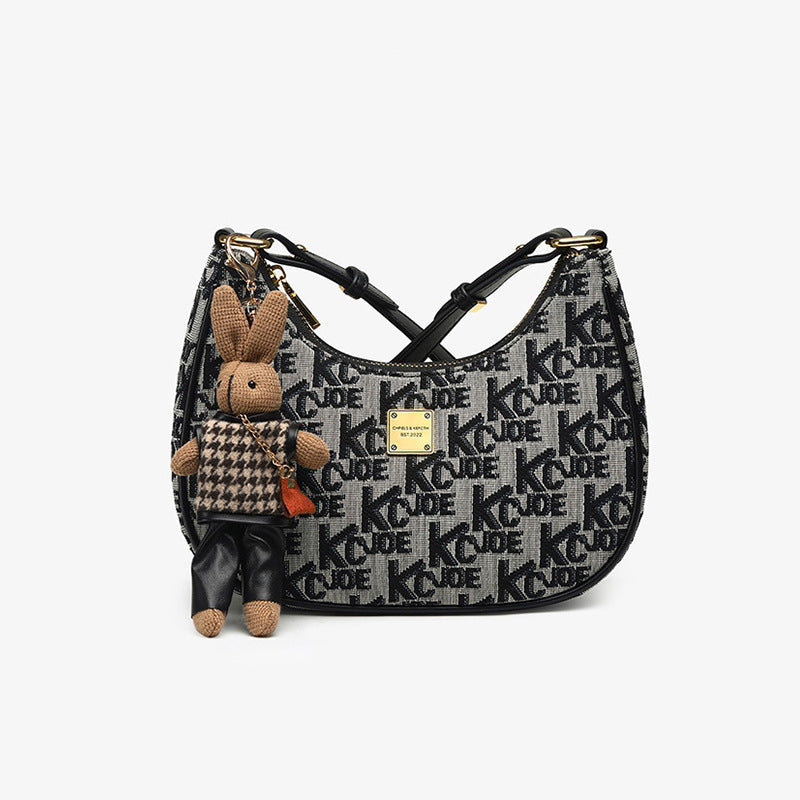 Women's Fashion Saddle Underarm Niche High-grade Portable Shoulder Bags