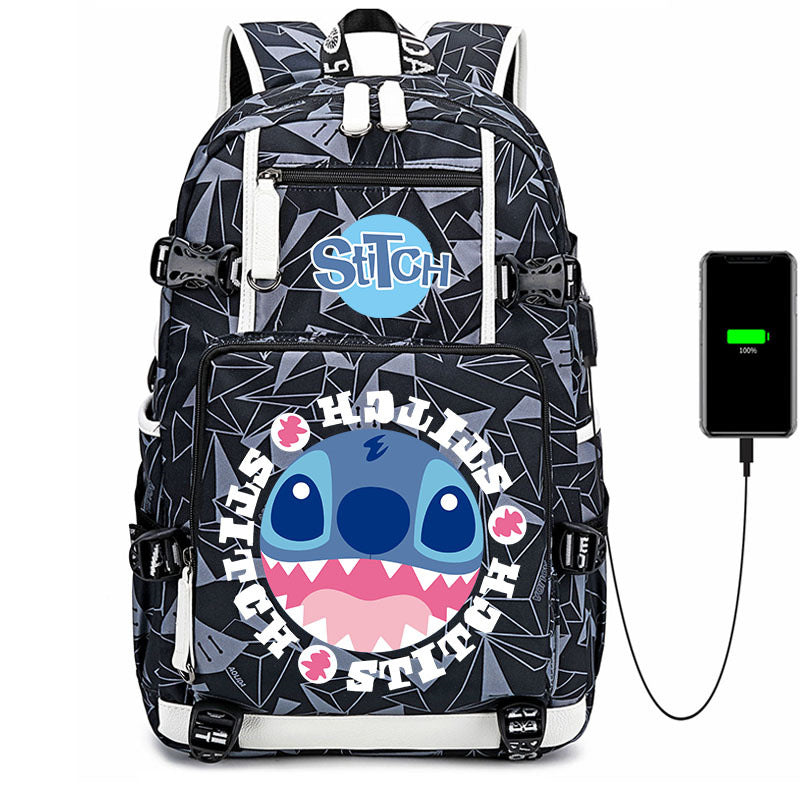 Caddy Cartoon Stitch Boy Four Or Backpacks