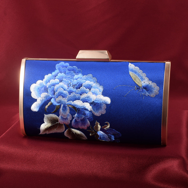 Vintage Su Embroidery Clutch Handmade National Style Evening Bags