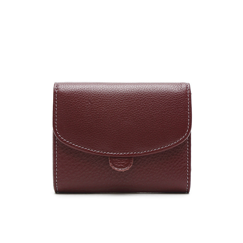 Women's Multi Slots Soft First Layer Cowhide Ladies Wallets
