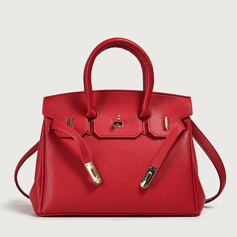 Women's High-grade Portable Platinum Kelly Large Capacity Crossbody Bags