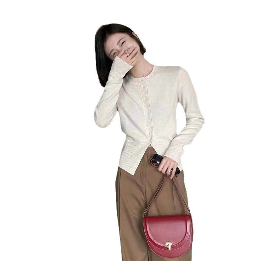 Women's Roman Column Sunset Saddle Underarm Niche Crossbody Bags