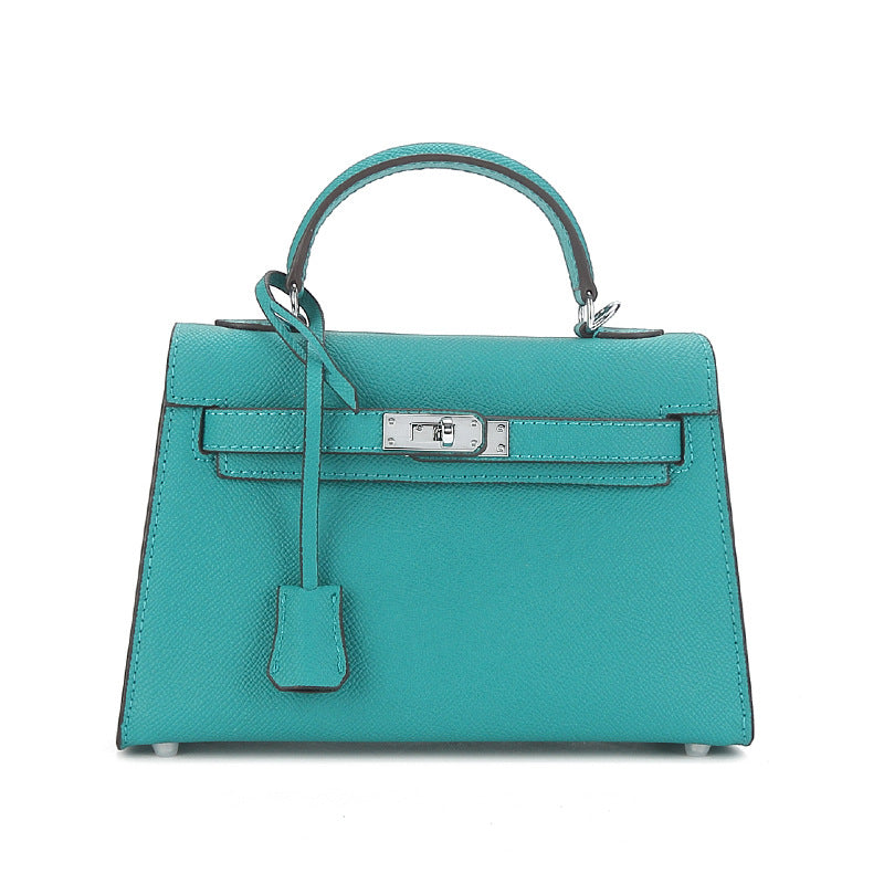 Sier Hardware Palm Pattern Second Generation Kai Mini Shoulder Bags