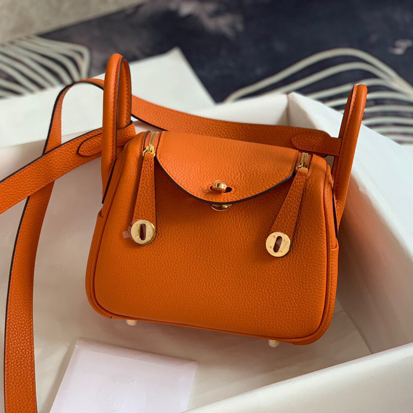 Women's Lindi Layer Cowhide Leather Doctor Elegant Crossbody Bags