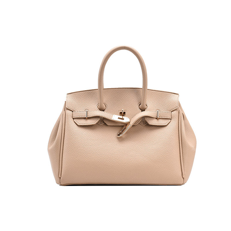 Women's Lychee Pattern Fashion Large Capacity Shoulder Bags