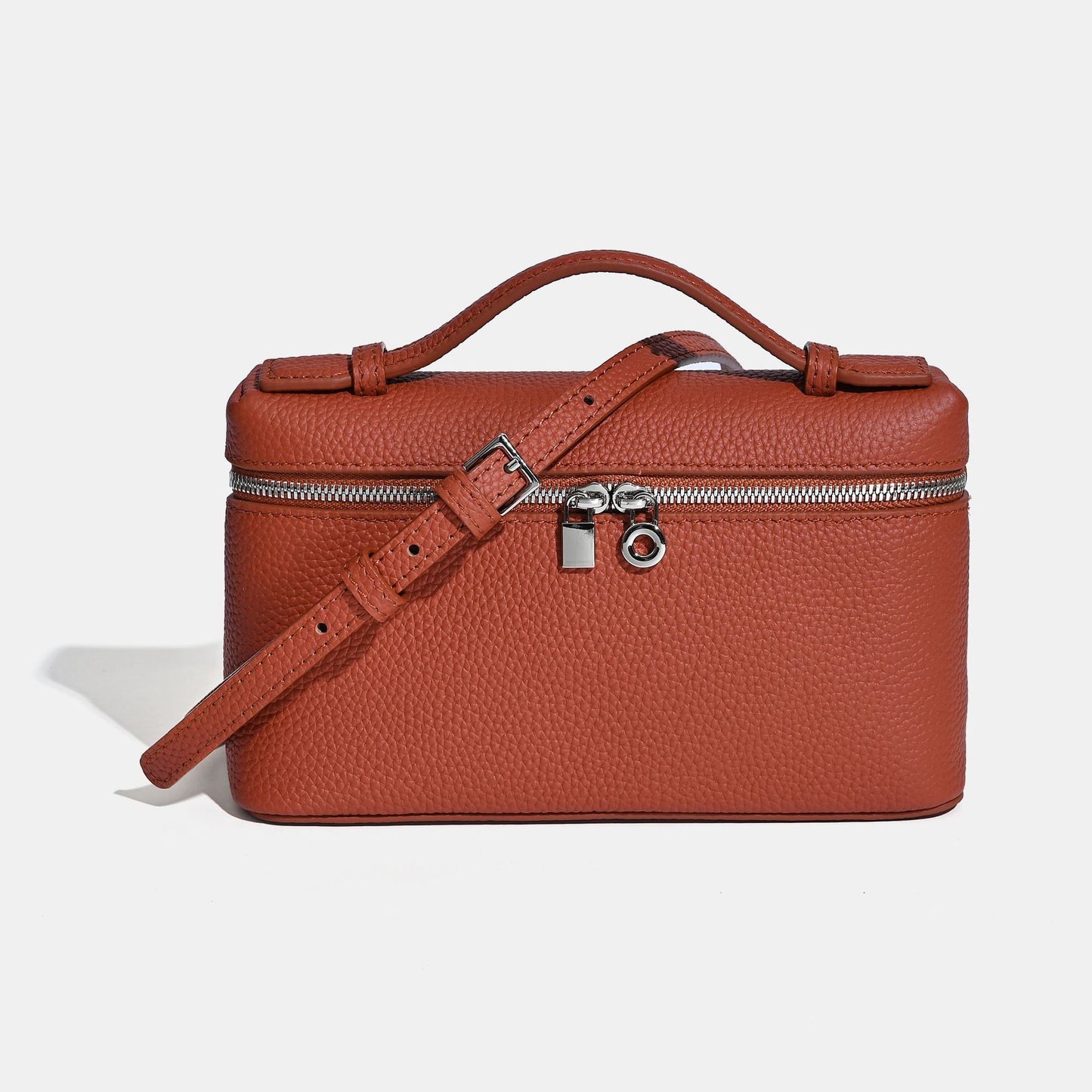 Women's Cowhide Lunch Box Genuine Leather Shoulder Bags