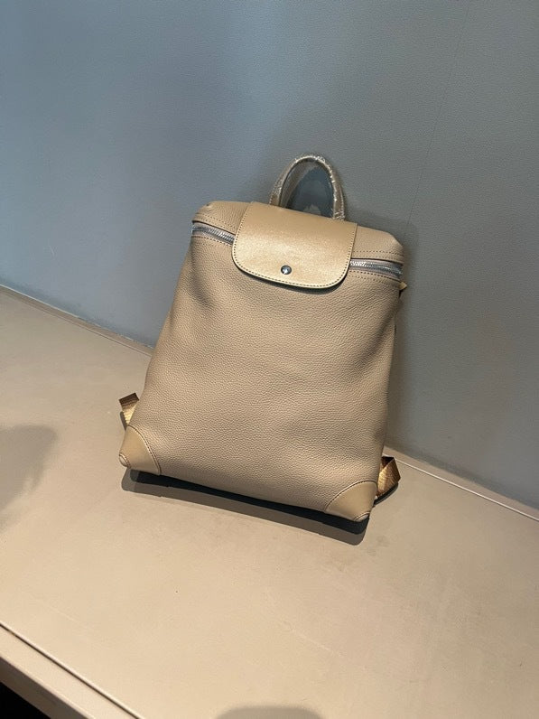 Women's High-grade First Layer Leather Computer Backpacks