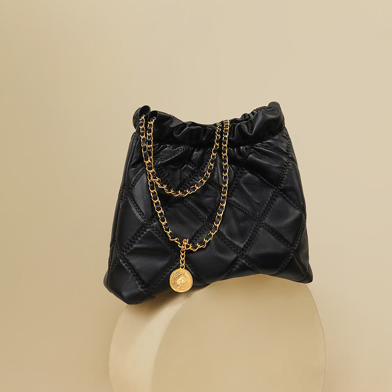 Women's Summer Large Capacity Commuter Leather Chain Shoulder Bags