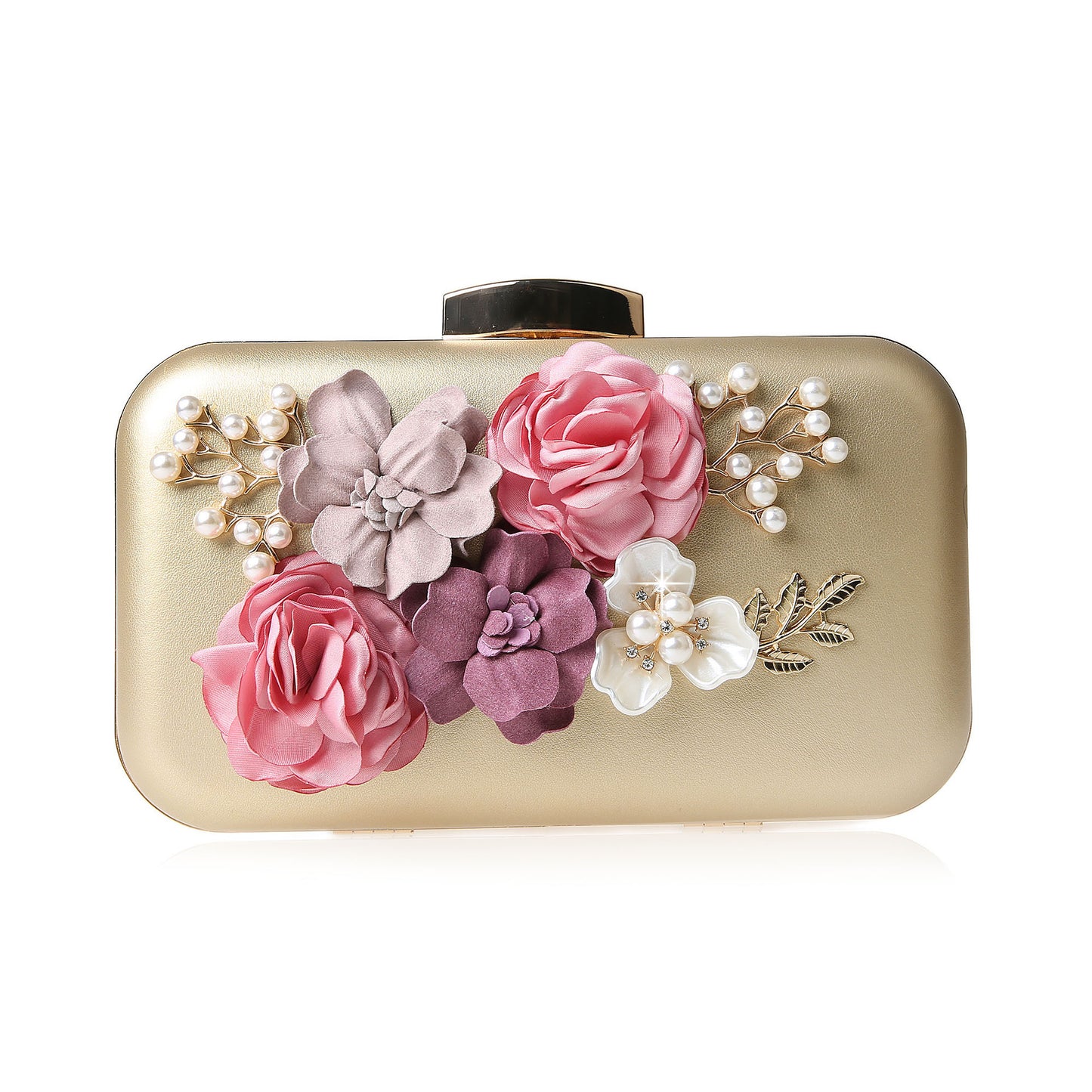 Support Korean Cute Flower Banquet Clutch Evening Bags