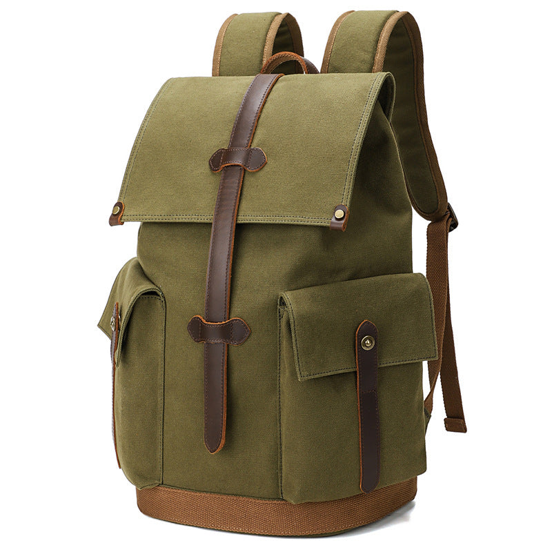 Canvas Retro City Book Portable Lightweight Backpacks