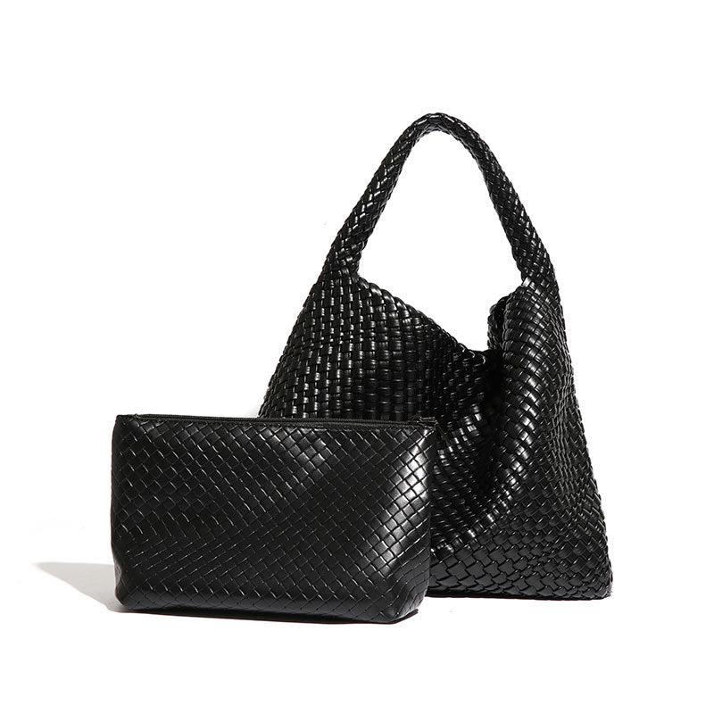 Simple Versatile Large Capacity Underarm Vegetable Handbags
