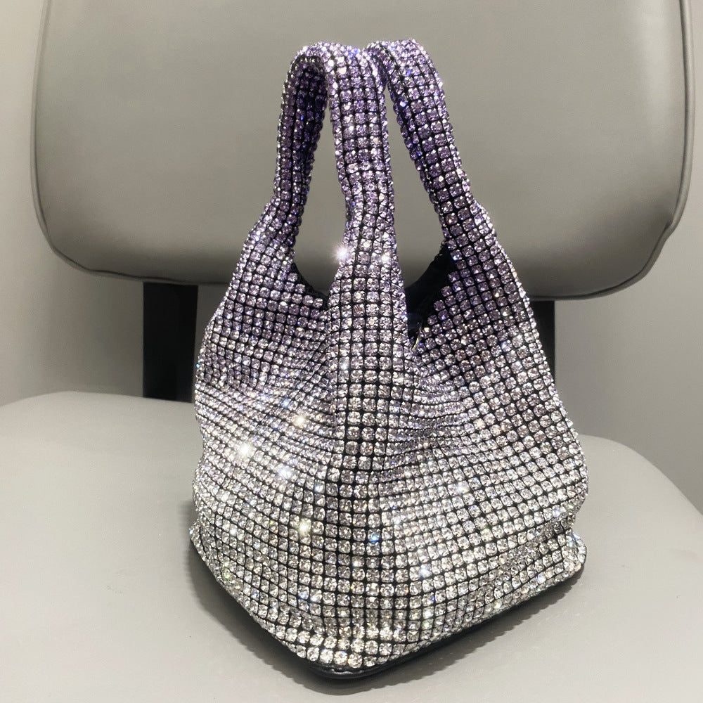 Women's Fashion Rhinestone Portable Chain Hand Shoulder Bags