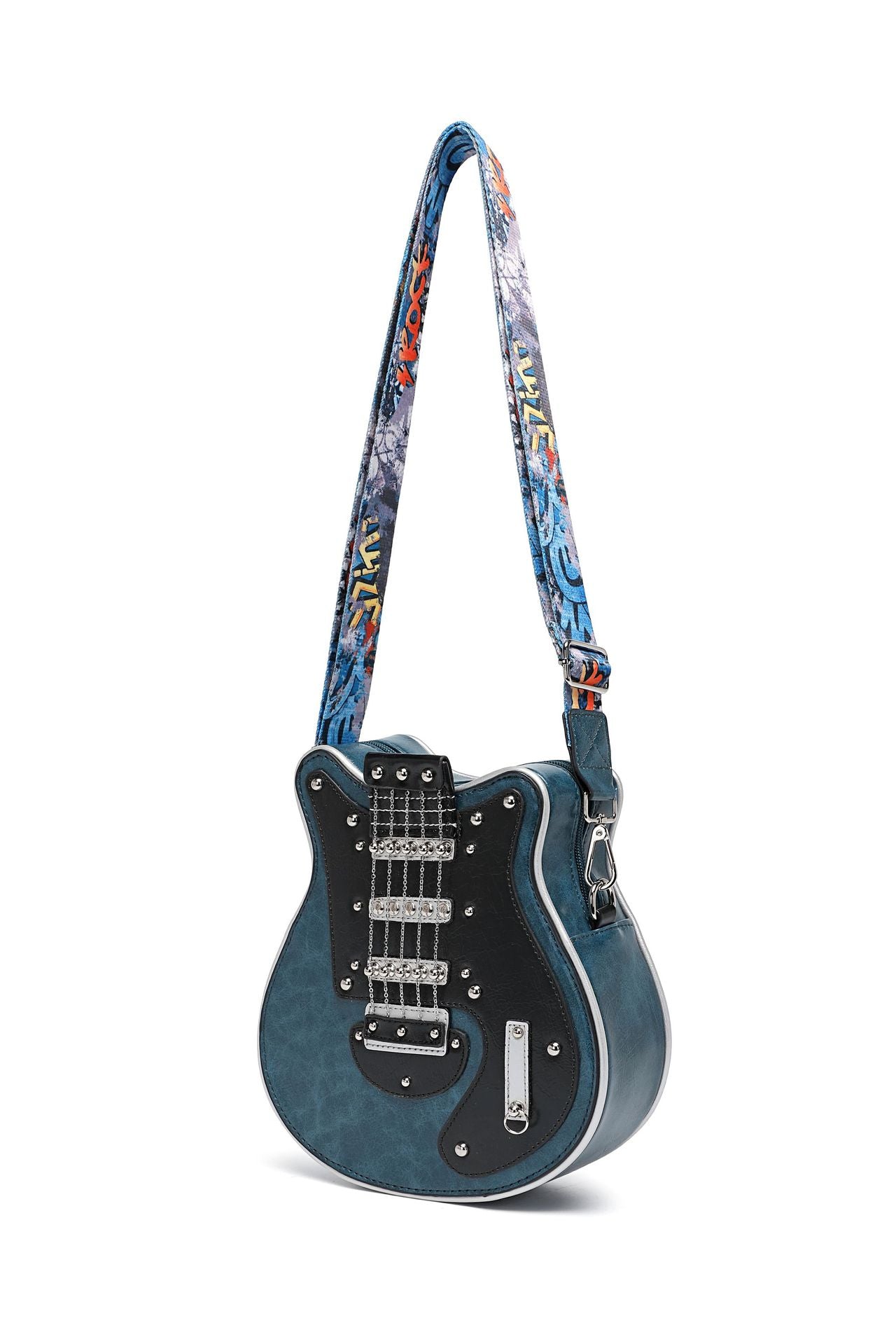Women's Size Creative Guitar Shape Stylish Portable Crossbody Bags