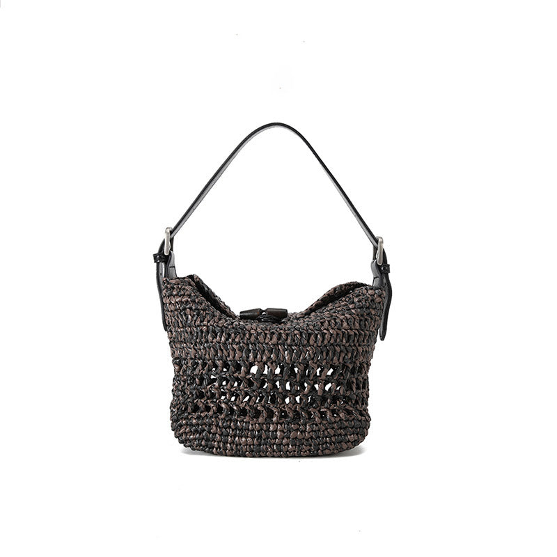 Women's Handmade Crochet Ethnic Style Woven Summer Shoulder Bags
