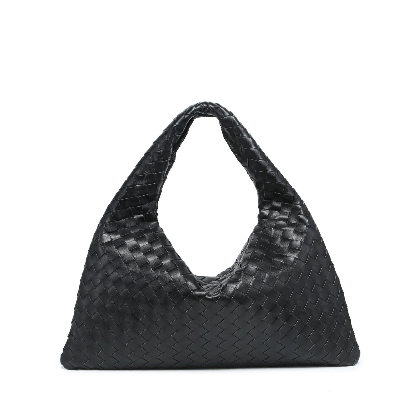 Women's Fashion Woven Large Capacity Portable Underarm Handbags