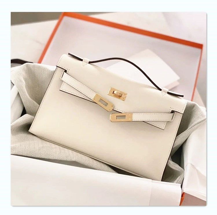 Women's Generation Kelly Plain Palm Print Cattlehide Shoulder Bags