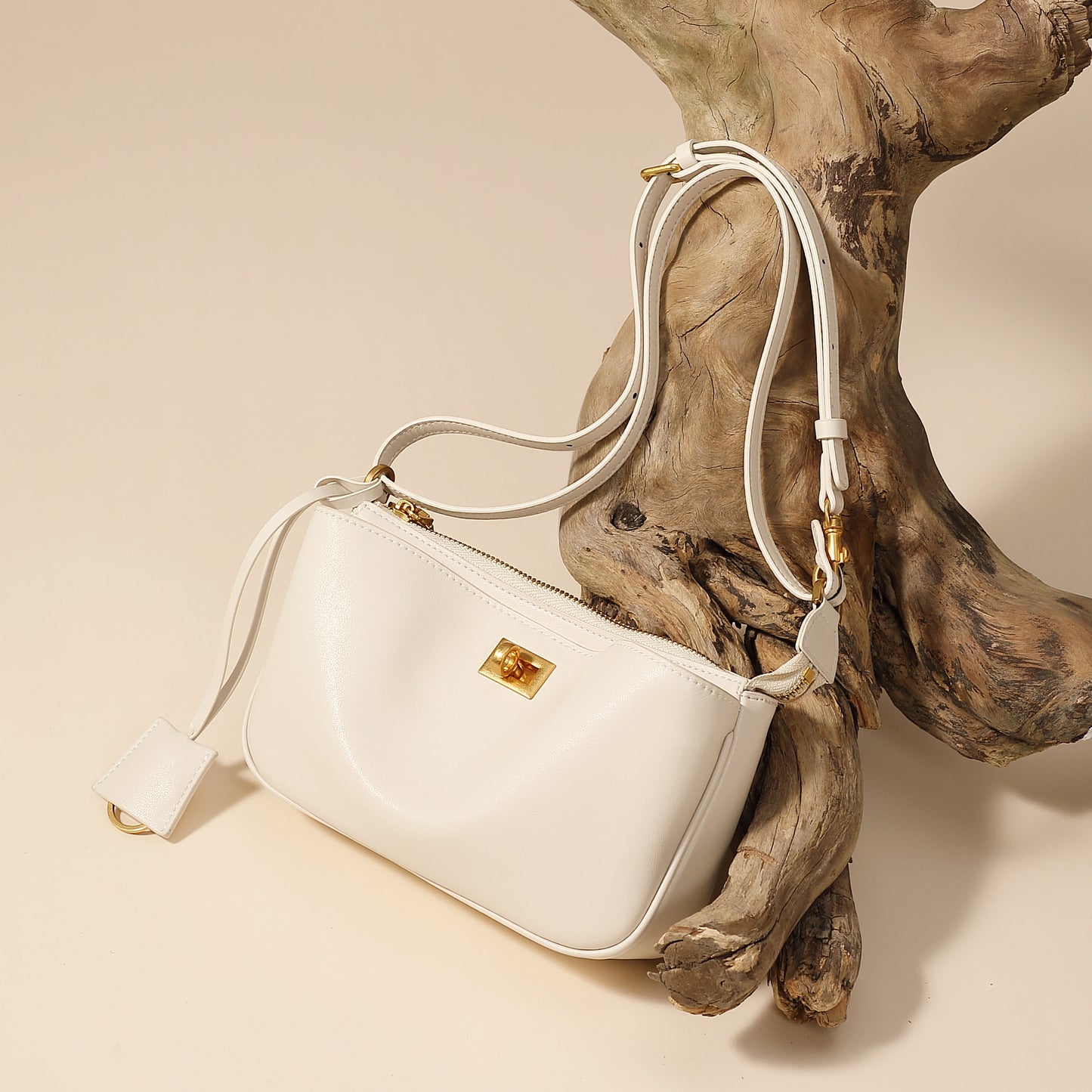 Spring Wear Underarm Mini Motorcycle Baguette Small Square Bags