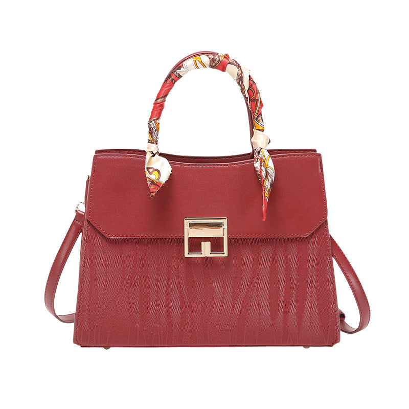 Women's Red Female Mother Wedding High-grade Mother-in-law Shoulder Bags