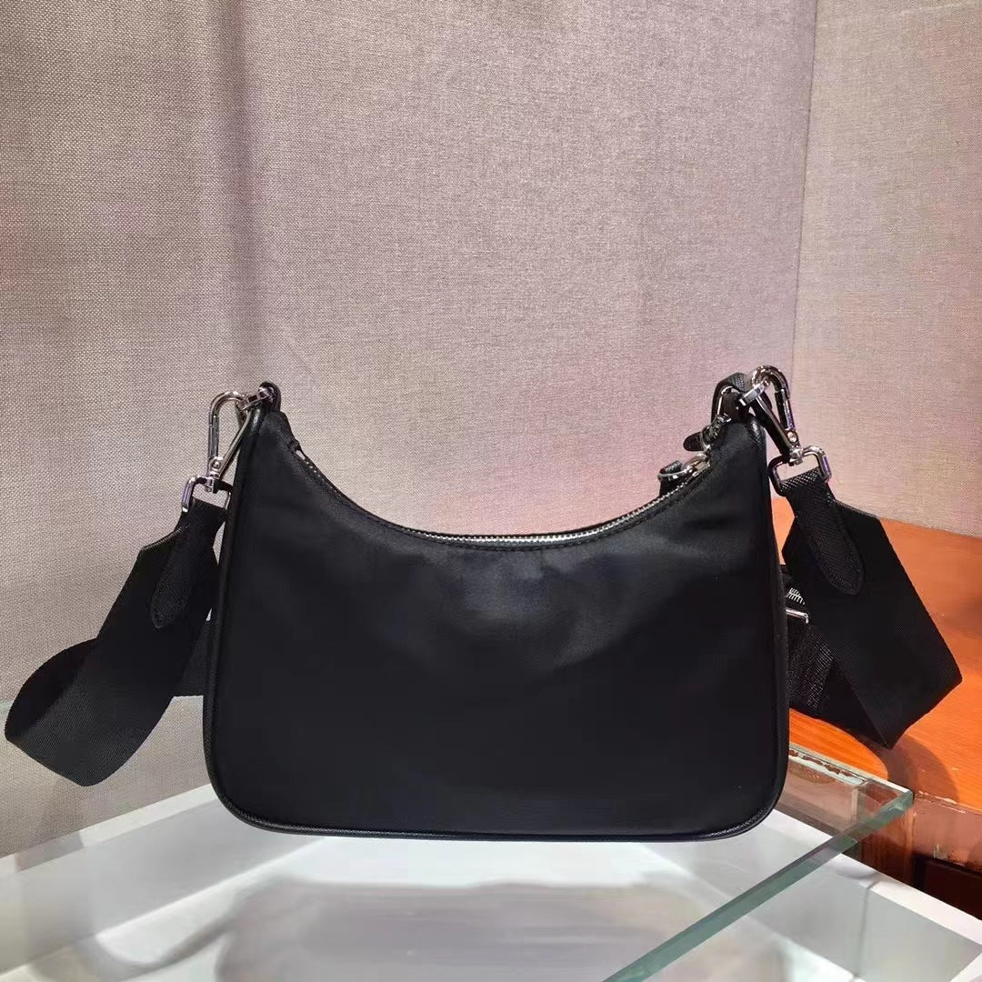 Recycled Nylon Three-in-one Chain Underarm Version Crossbody Bags