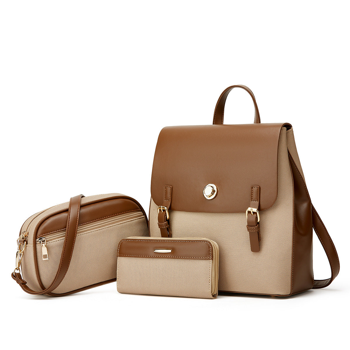 Women's Comfortable Pretty Three-piece Set Fashion Backpacks