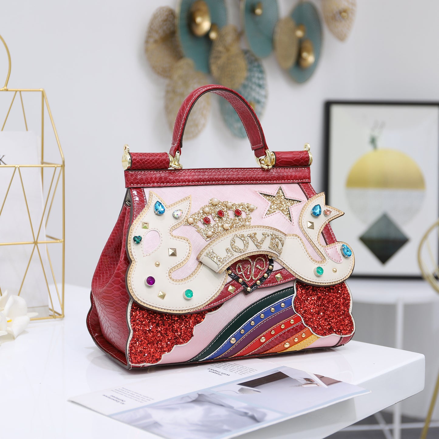 Women's Heavy Handmade Light Luxury Banquet Daily Handbags