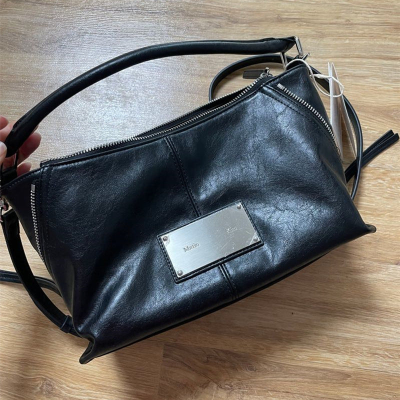 Niche Portable Dumpling Boston Lunch Box Crossbody Bags