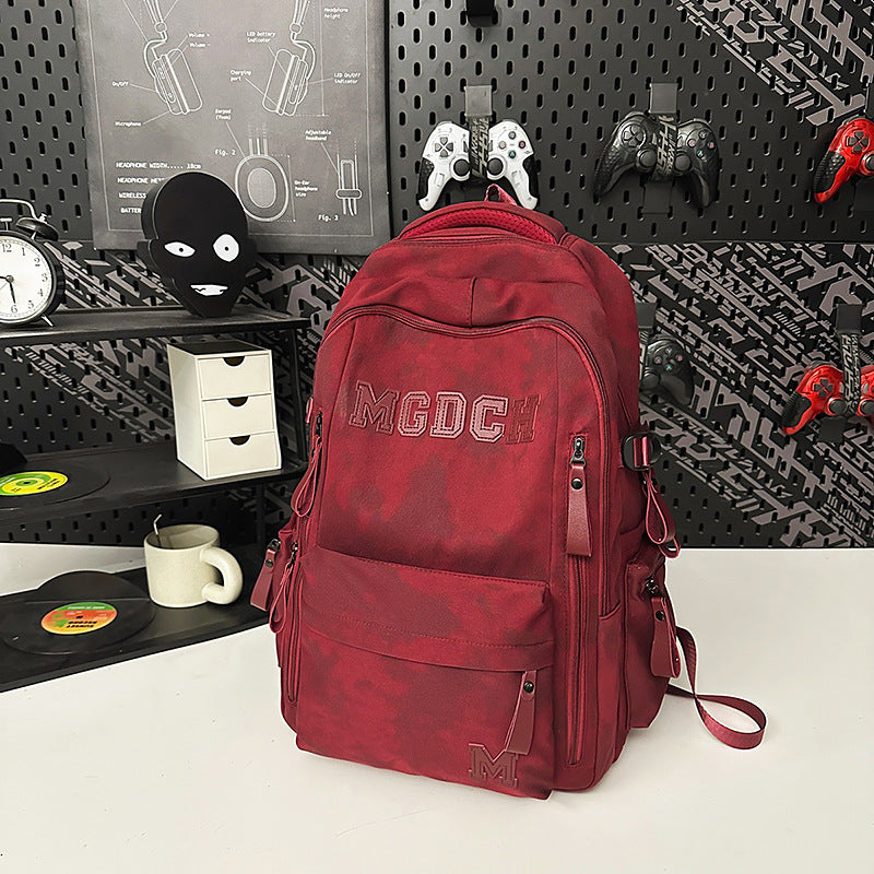Work Clothes Trendy Couple Large Capacity Junior High Backpacks