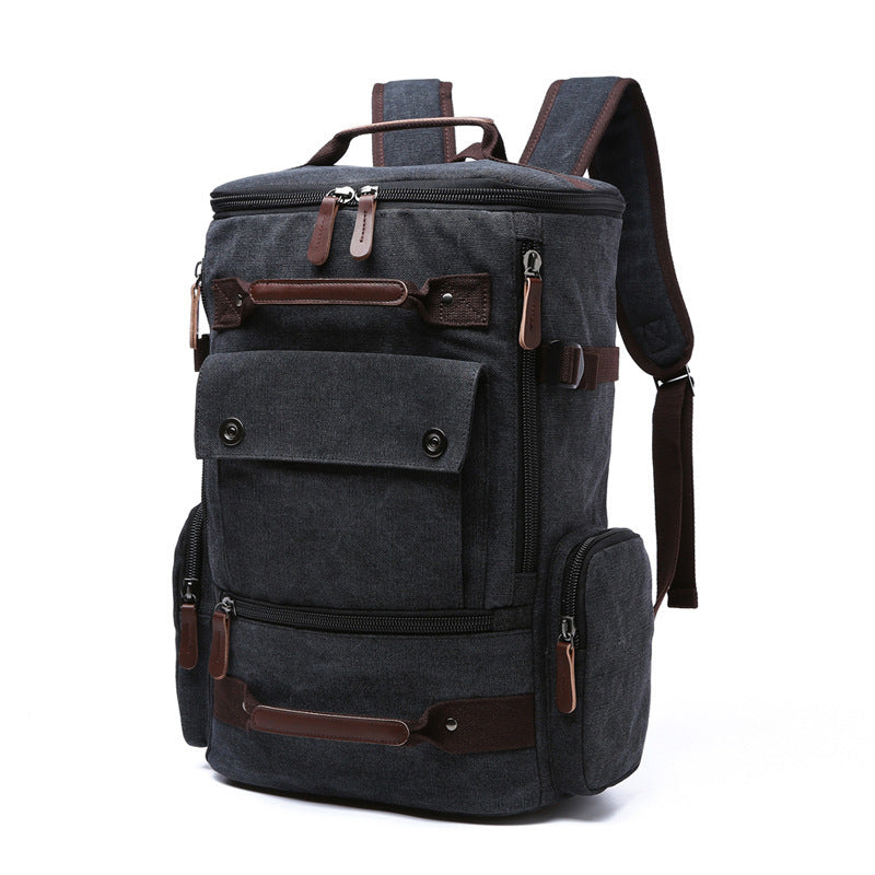 Men's Classic Cool Korean Fashion Canvas Backpacks