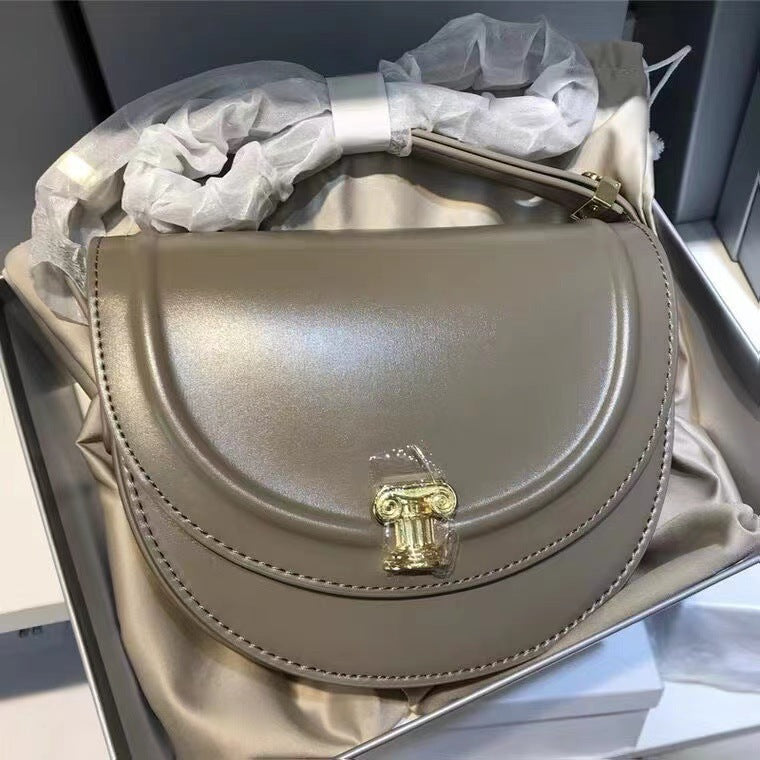 Women's Roman Column Sunset Saddle Underarm Niche Crossbody Bags