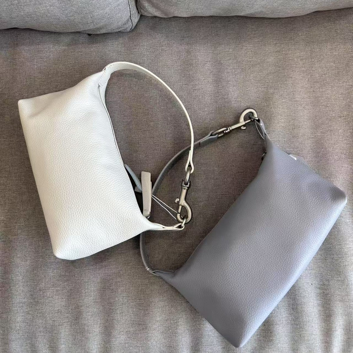 Women's Korean Style Fashion Hand Text Top Layer Handbags