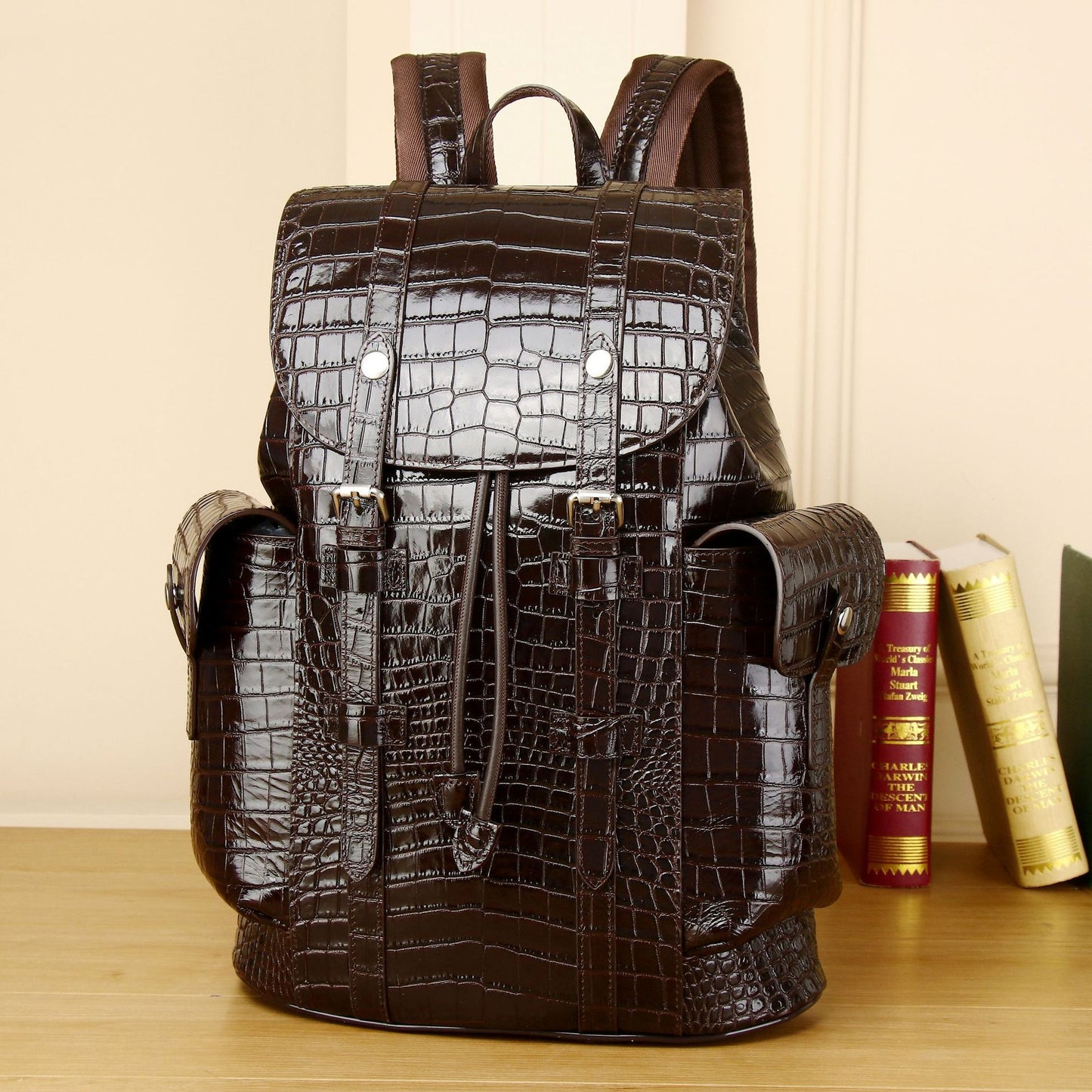 Men's Belly Pattern Large Capacity Fashion Backpacks