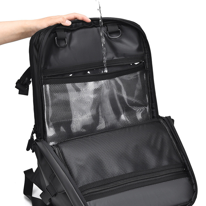 Men's Waterproof Lightweight Large Capacity Computer Helmet Backpacks