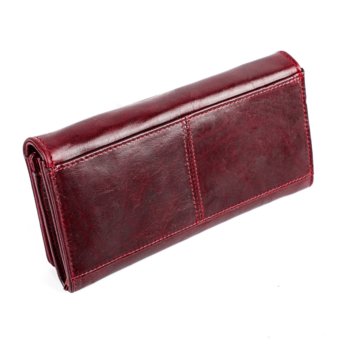 Women's Leather Clutch Large Capacity Cowhide Oil Bags