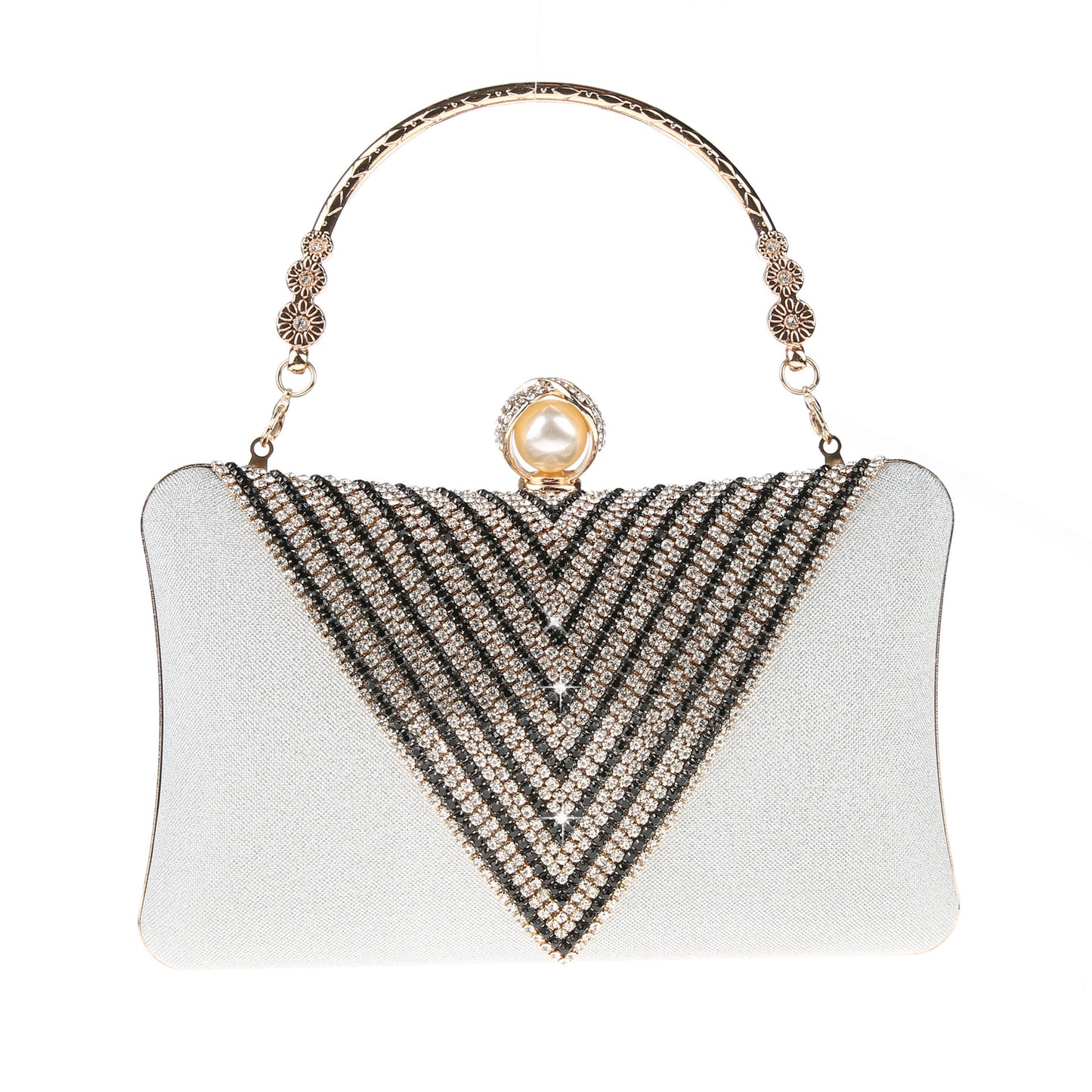 Elegant Social Dinner Rhinestone Clutch Fashion Evening Bags
