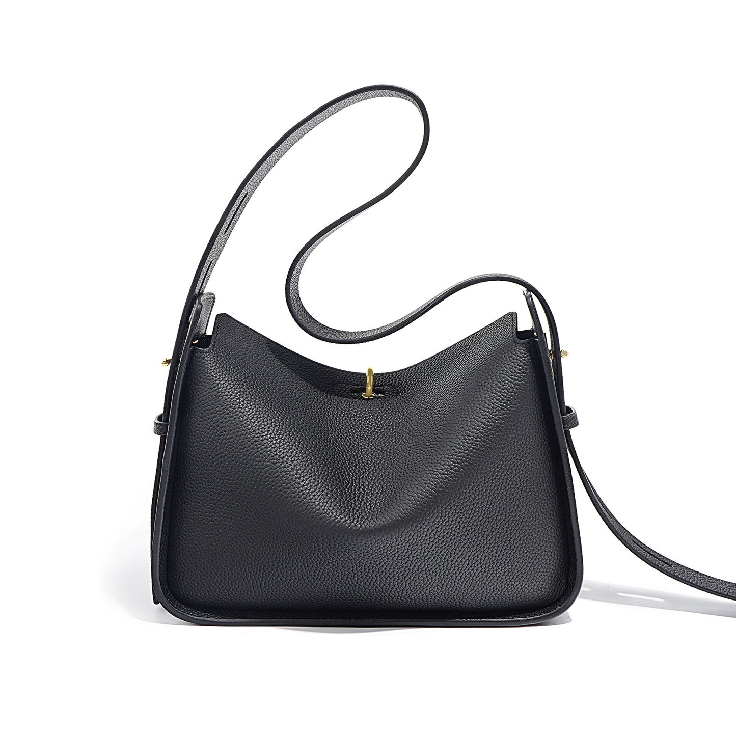 Design Leather Fashion Genuine Portable Pillow Shoulder Bags