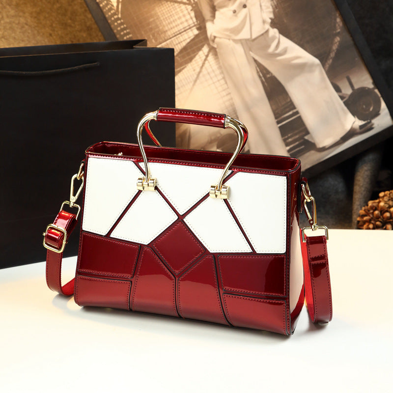 Women's Geometric Rhombus Design High-grade Exquisite Fashion Handbags