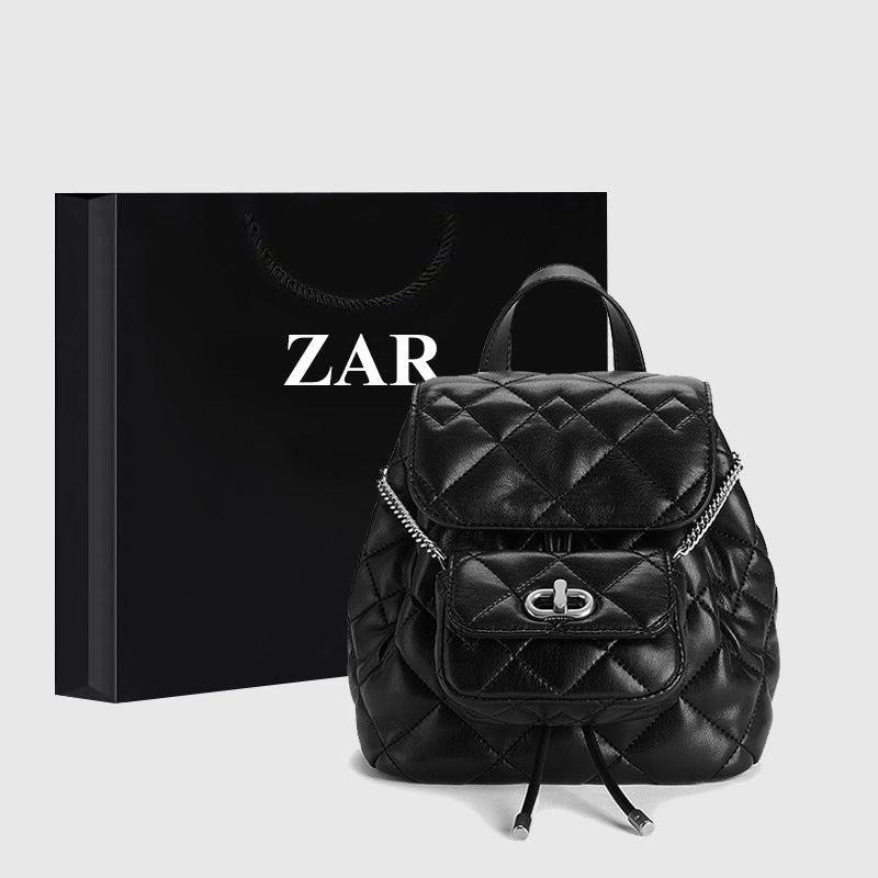 Women's Style Rhombus Spring Design High Sense Backpacks