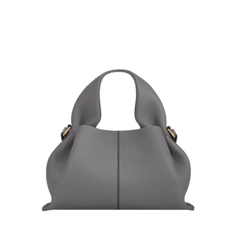 Durable Dumpling French Minority Cowhide Cloud Crossbody Bags