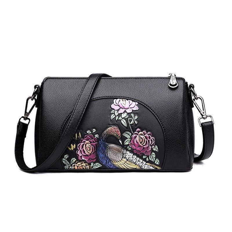 Women's Summer Fashion Soft Leather Mother Personalized Crossbody Bags