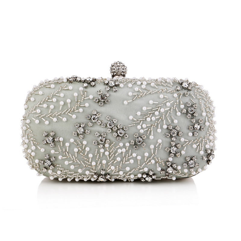 Women's Embroidered Dinner Dress Banquet Clutch Evening Bags