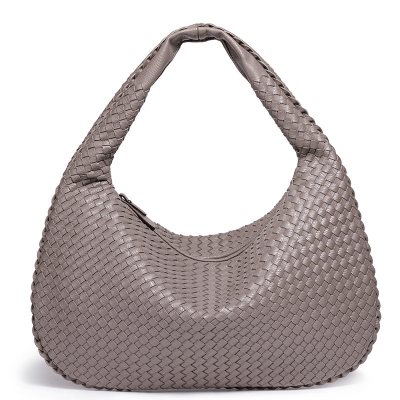 Women's Woven Large Oblique Handmade Capacity Shoulder Bags