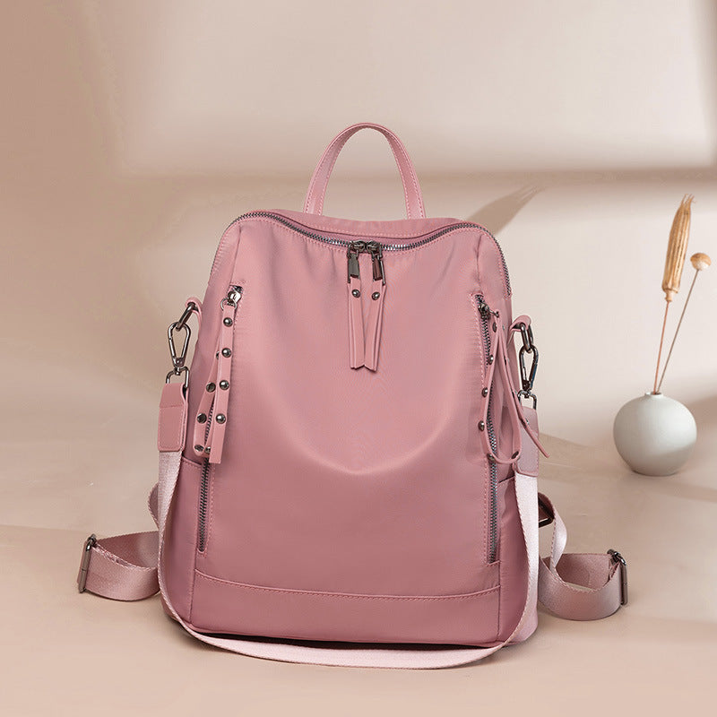 Women's Oxford Cloth Simple Fashion Versatile College Backpacks