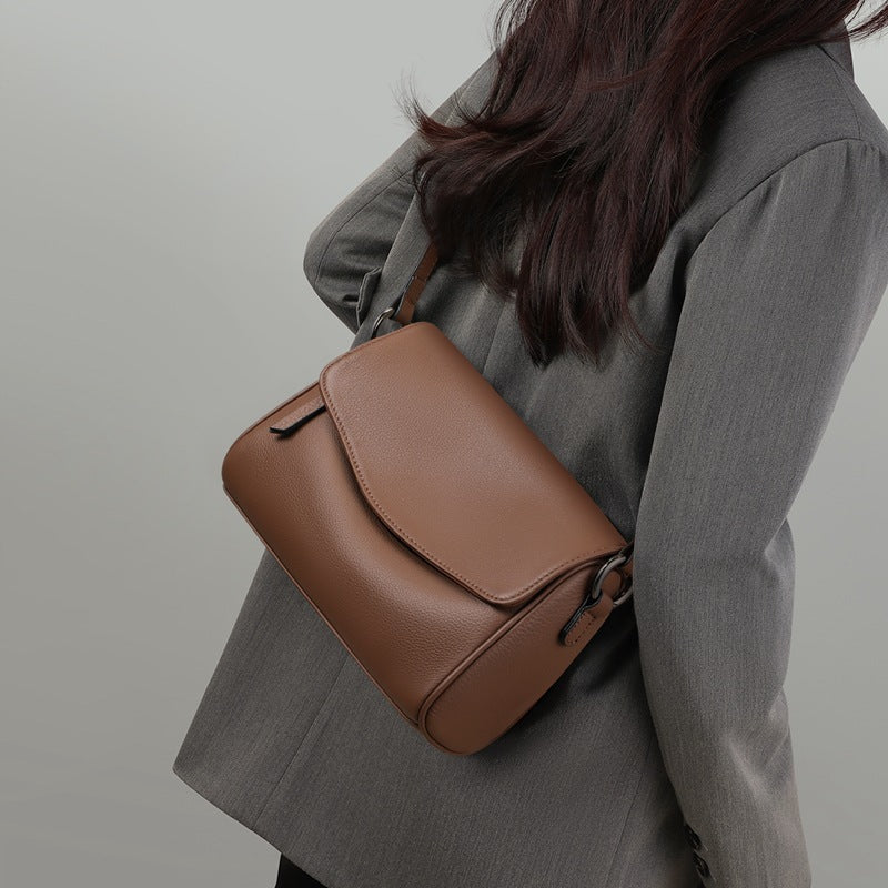 Women's Leather Summer High-grade Large Capacity Commuter Crossbody Bags