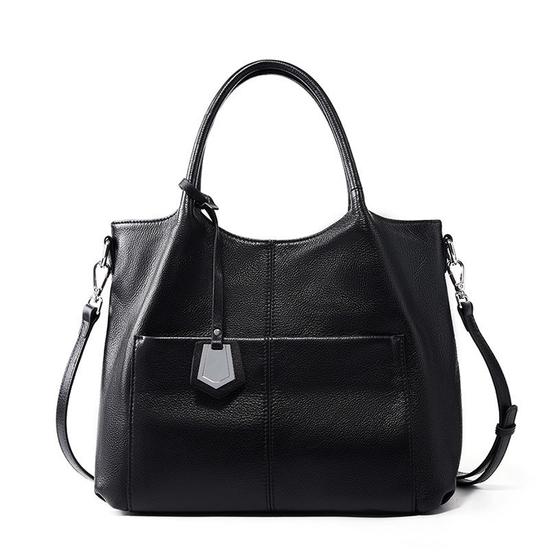 Women's First Layer Cowhide Big One Vintage Handbags