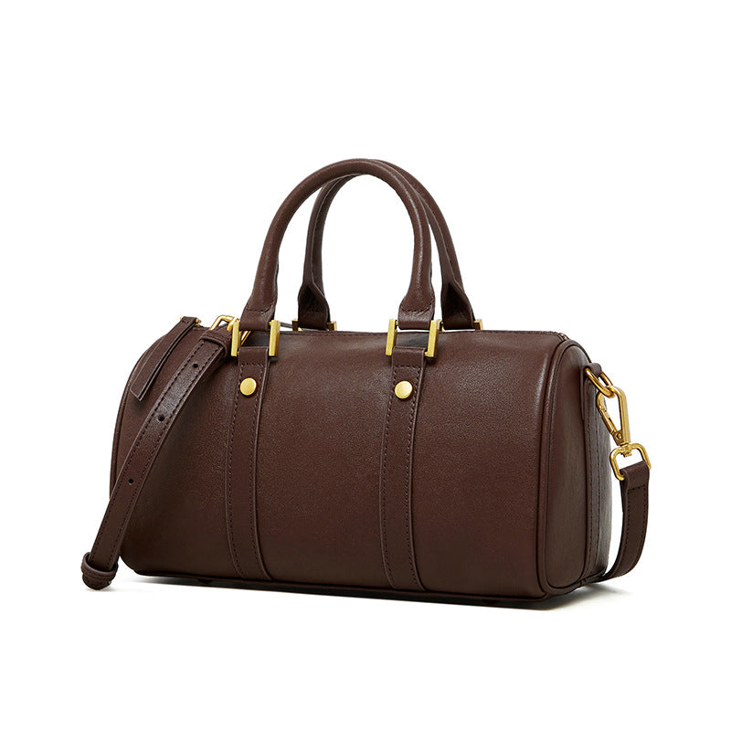 Women's Leather Vintage Light Luxury Western Style Handbags