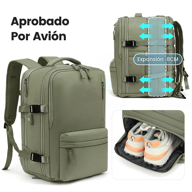 Women's & Men's & Expansion Simple Leisure Large Capacity Backpacks
