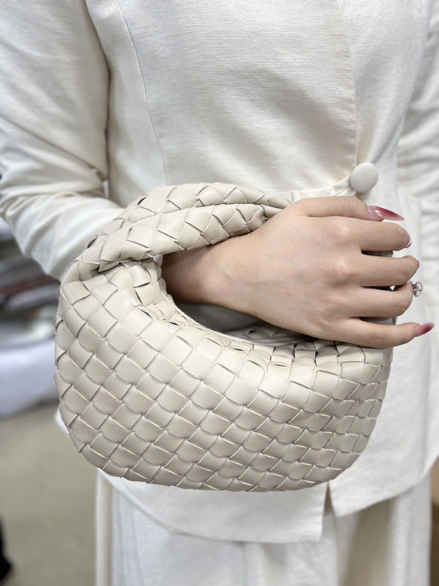 Women's Home Woven Underarm Leisure Versatile Dumpling Bags